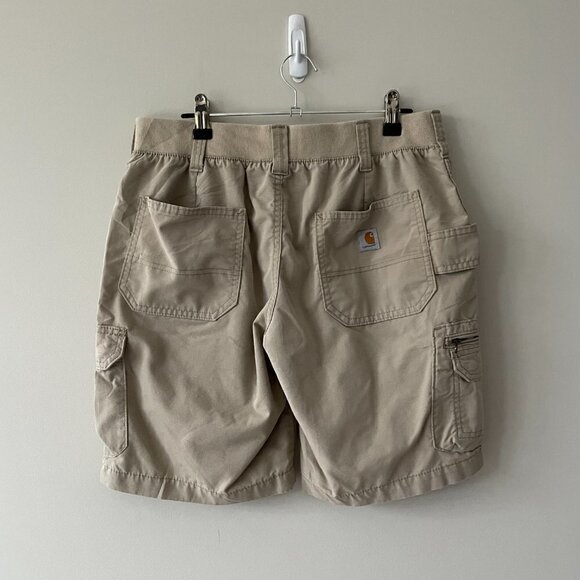 Carhartt Bermuda Original Fit Force Extremes Shorts Tan 10 - Picture 3 of 8